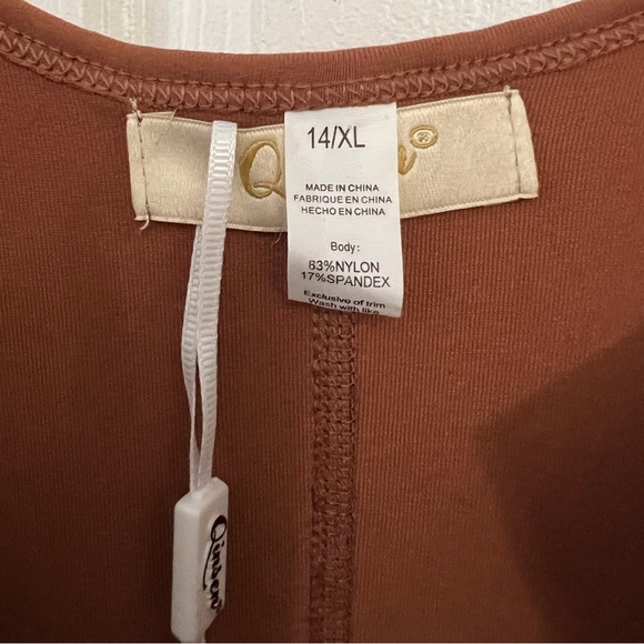 NWT Chocolate Athletic Flared-Leg Jumpsuit - Picture 2 of 3